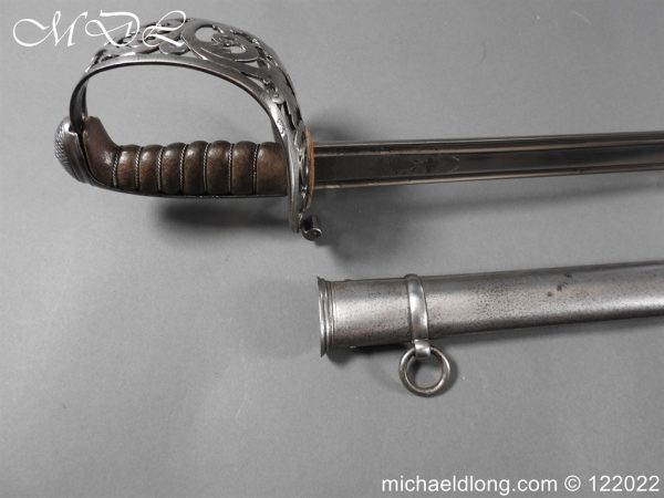 michaeldlong.com 3003937 600x450 British Officer’s Scroll Hilt Sword by Wilkinson Toledo Blade