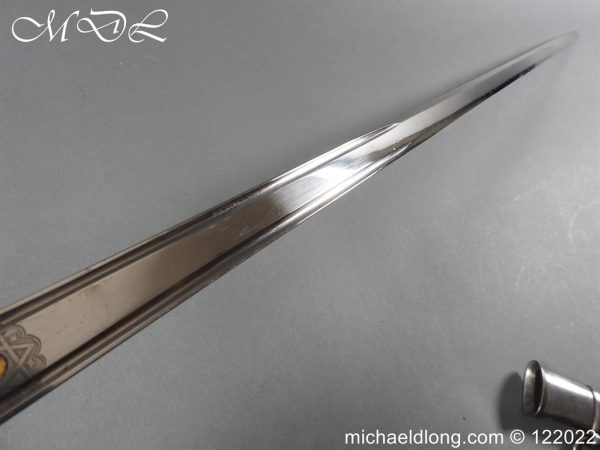 michaeldlong.com 3003940 600x450 British Officer’s Scroll Hilt Sword by Wilkinson Toledo Blade