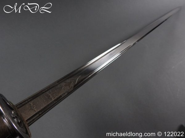michaeldlong.com 3003944 600x450 British Officer’s Scroll Hilt Sword by Wilkinson Toledo Blade
