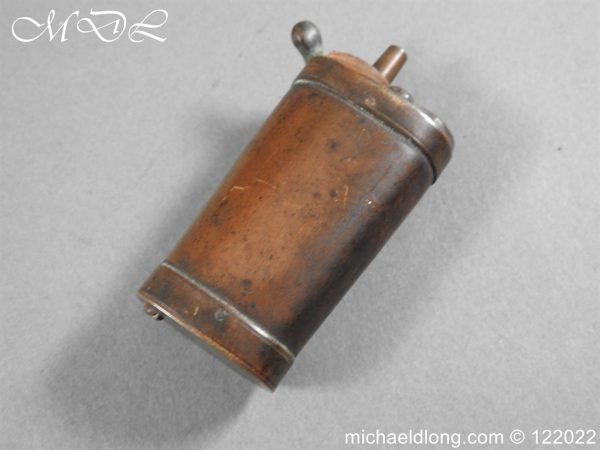 English Pistol Powder Flask by J Dixon and Sons