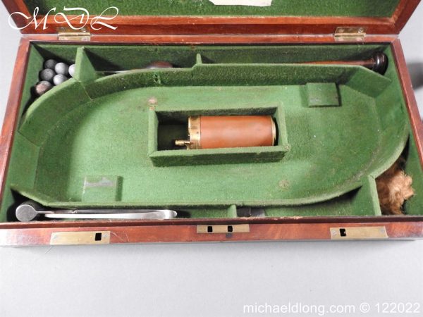 Cased Pair of flintlock Pistol By T. Gill London - Image 25