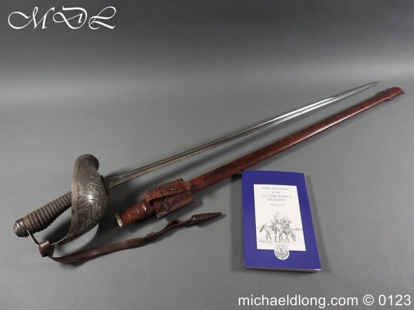 michaeldlong.com 3004406 600x450 British WW1 1912 The 15th Kings Hussars Officer’s Sword