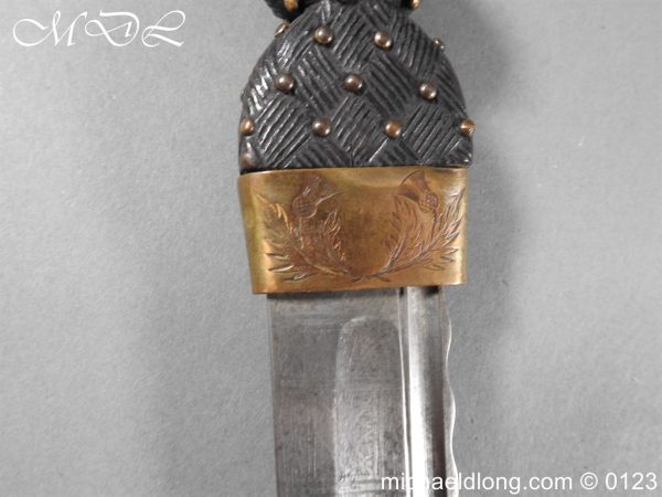 Scottish Georgian Military Dirk by Hunter - Image 8