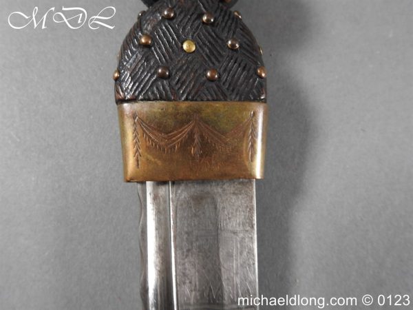 Scottish Georgian Military Dirk by Hunter - Image 7