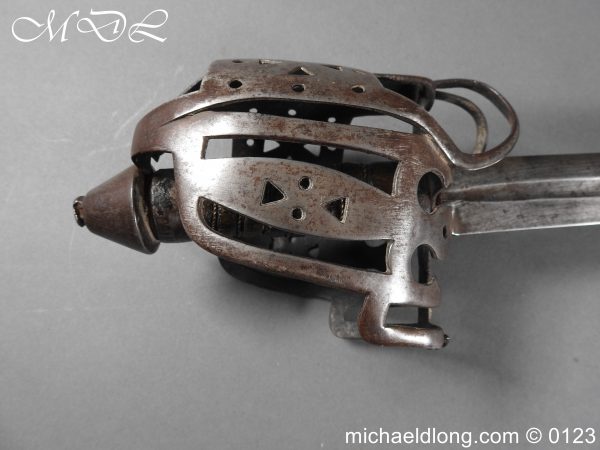 michaeldlong.com 3004714 600x450 Scottish Military Basket Hilted Broad Sword c1760