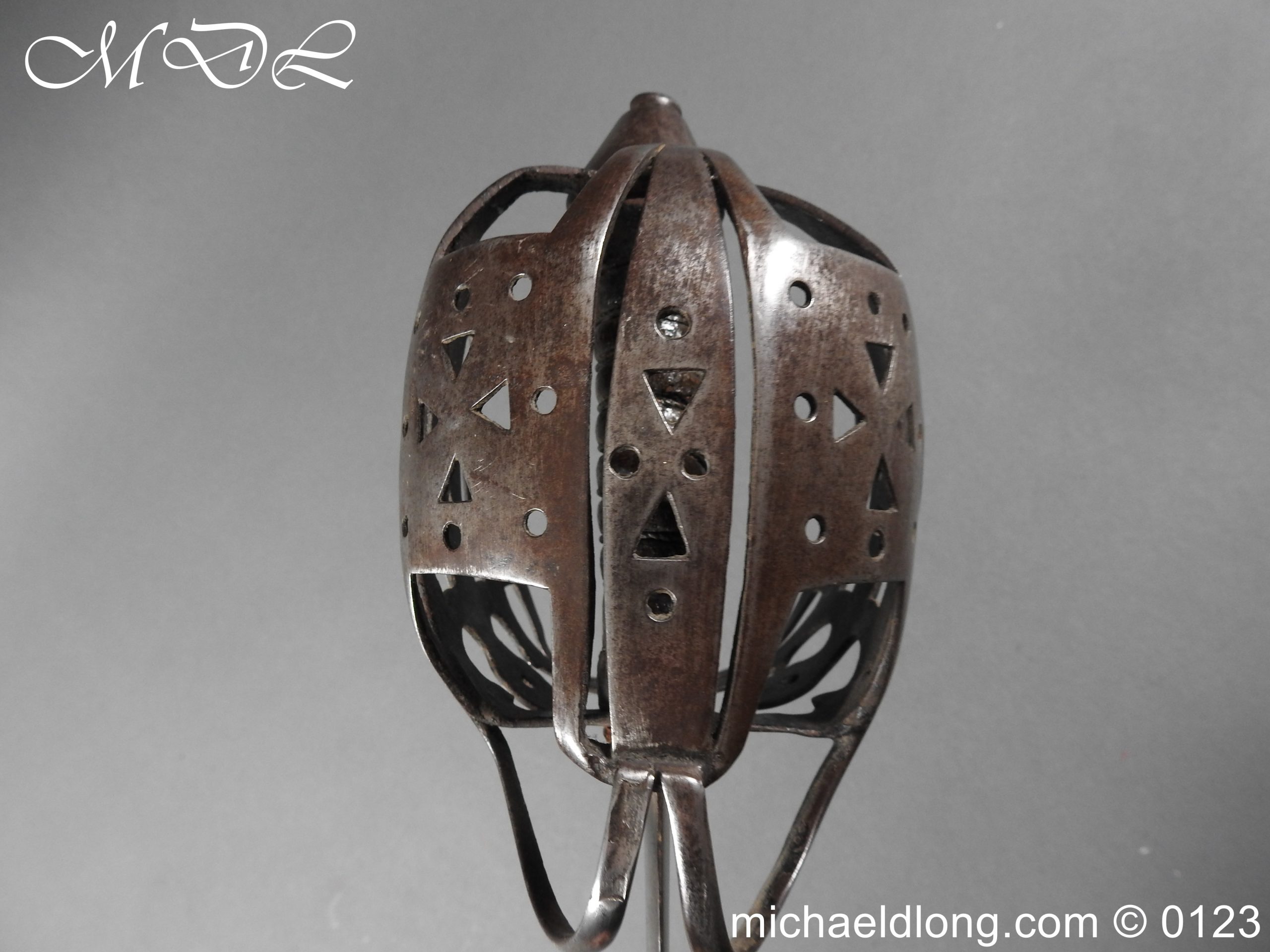 Scottish Military Basket Hilted Broad Sword c1760 - Image 10