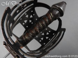michaeldlong.com 3004722 300x225 Scottish Military Basket Hilted Broad Sword c1760