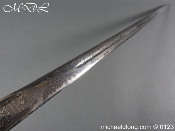 michaeldlong.com 3004905 600x450 Gordon Highlanders Edward 8th Cross Hilt Sword