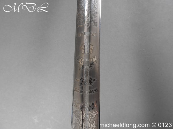 michaeldlong.com 3004914 600x450 Gordon Highlanders Edward 8th Cross Hilt Sword
