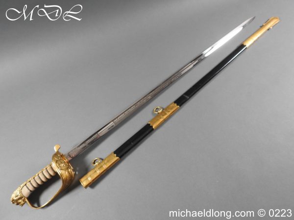 British ER 2 Officer's Naval Sword By Wilkinson Sword