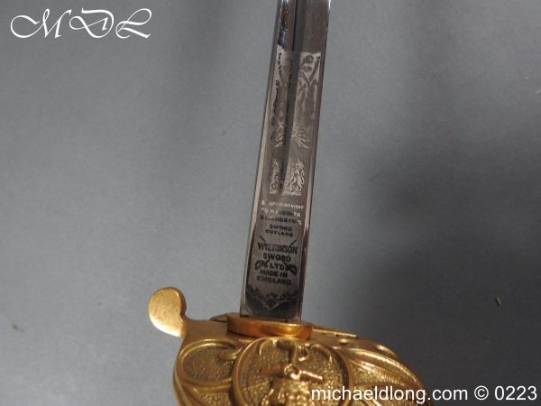 British ER 2 Officer's Naval Sword By Wilkinson Sword - Image 21