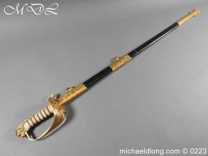 British ER 2 Officer's Naval Sword By Wilkinson Sword