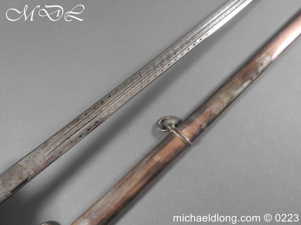 Victorian K O S B Presentation Basket Hilt Sword - Image 36