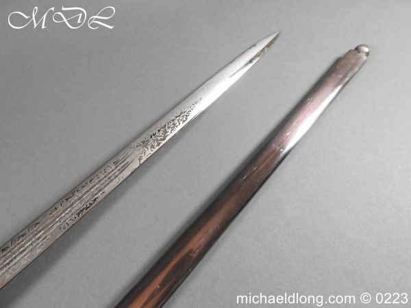Victorian K O S B Presentation Basket Hilt Sword - Image 35