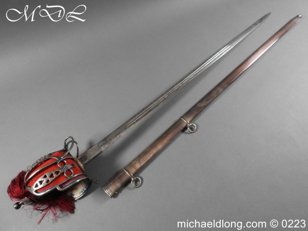 Victorian K O S B Presentation Basket Hilt Sword - Image 34