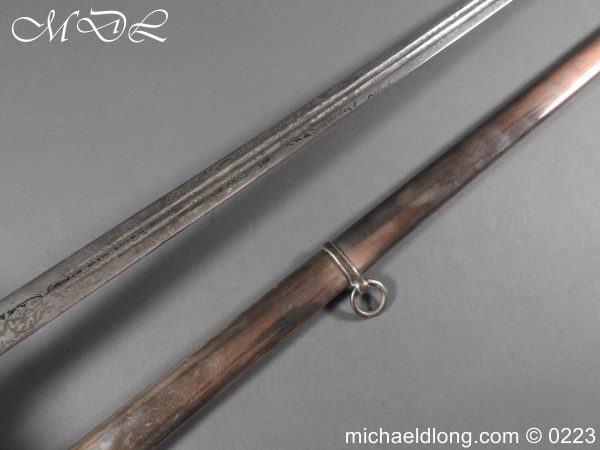 Victorian K O S B Presentation Basket Hilt Sword - Image 32