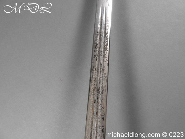 Victorian K O S B Presentation Basket Hilt Sword - Image 22