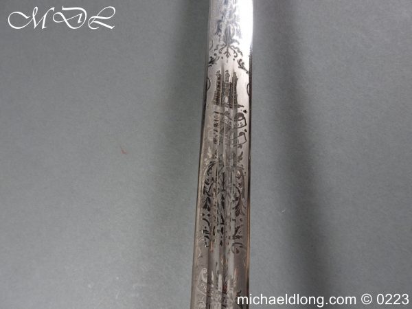 Victorian K O S B Presentation Basket Hilt Sword - Image 21