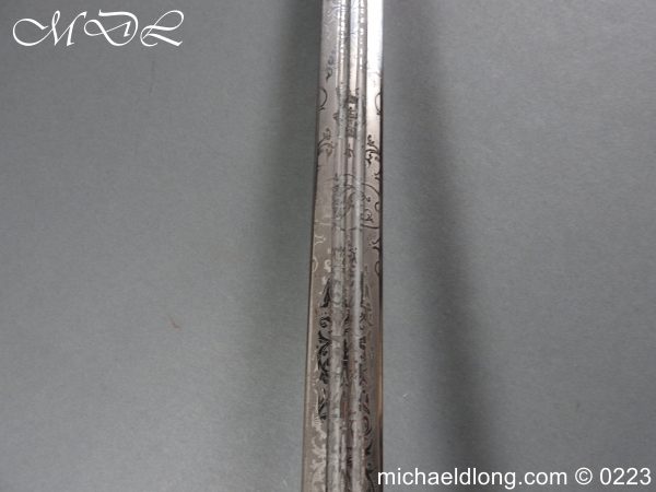 Victorian K O S B Presentation Basket Hilt Sword - Image 11