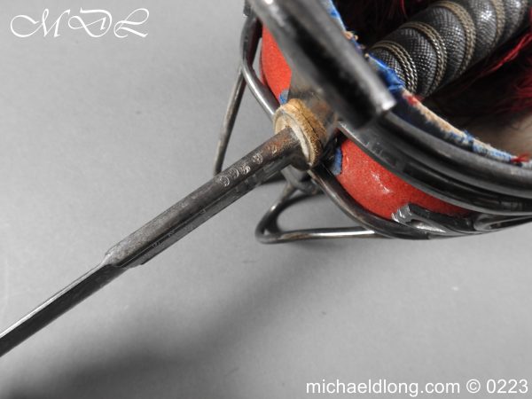 Victorian K O S B Presentation Basket Hilt Sword - Image 9