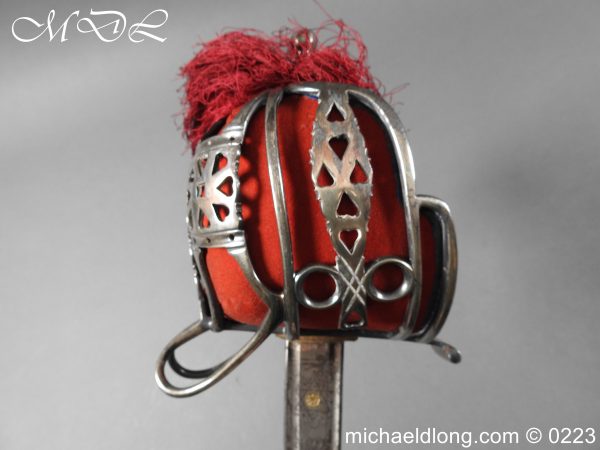 Victorian K O S B Presentation Basket Hilt Sword - Image 8