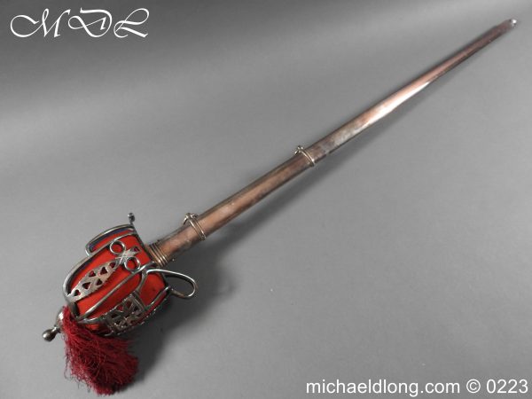 Victorian K O S B Presentation Basket Hilt Sword - Image 2