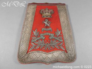 Victorian West Kent Yeomanry Officers Full Dress Sabretache