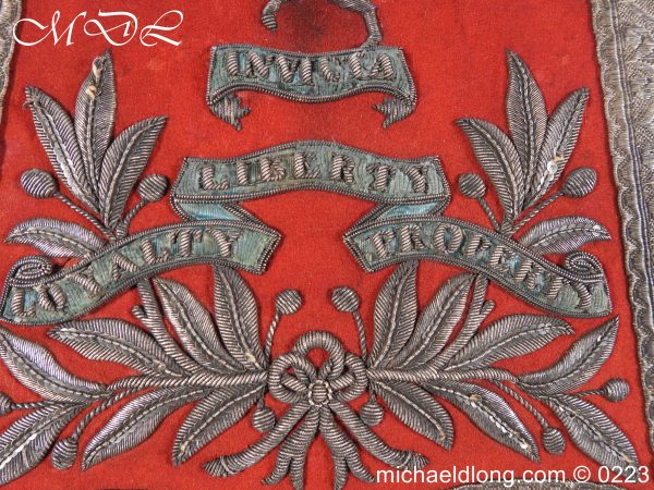 Victorian West Kent Yeomanry Officers Full Dress Sabretache - Image 9