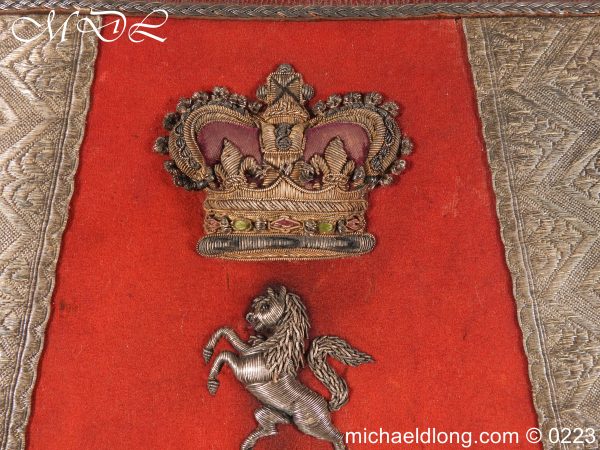 Victorian West Kent Yeomanry Officers Full Dress Sabretache - Image 8