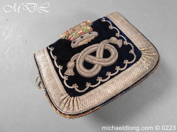 Victorian Officers Staffordshire Yeomanry Full Dress Pouch - Image 3