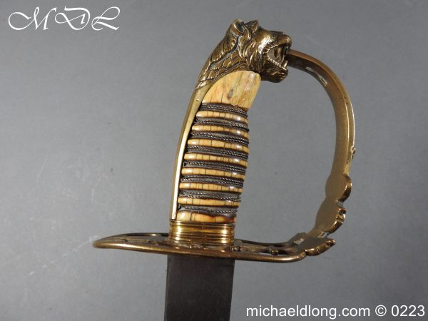 michaeldlong.com 3005155 600x450 English Light Company 1803 Officer’s Sword