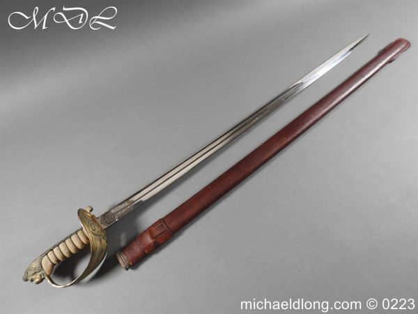michaeldlong.com 3005465 600x450 British 63rd (Royal Naval) Division WW1 Officer’s Sword by Wilkinson