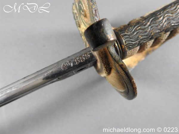 michaeldlong.com 3005478 600x450 British 63rd (Royal Naval) Division WW1 Officer’s Sword by Wilkinson