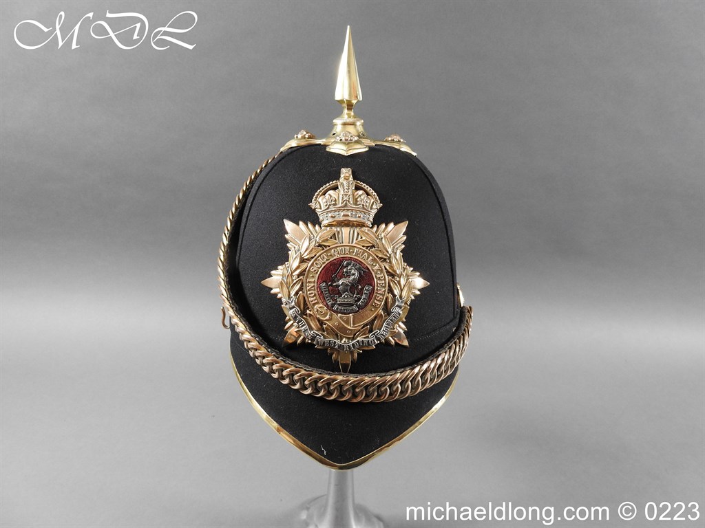 West Ridings Officer’s Blue Cloth Helmet