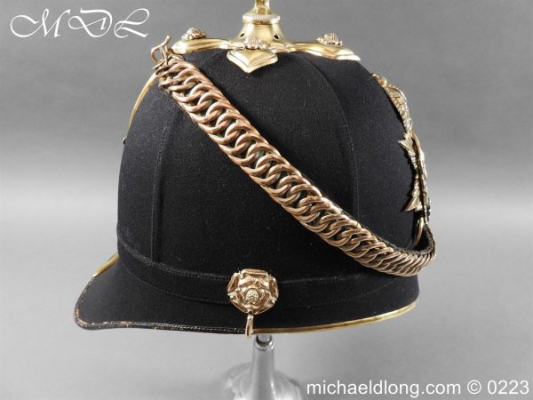West Ridings Officer’s Blue Cloth Helmet - Image 11