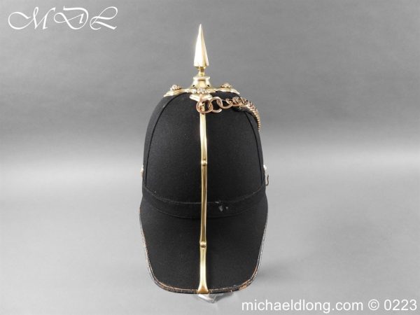 West Ridings Officer’s Blue Cloth Helmet - Image 10