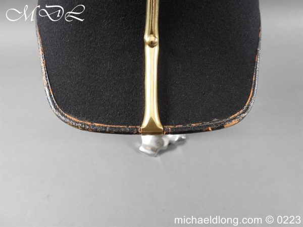 West Ridings Officer’s Blue Cloth Helmet - Image 8