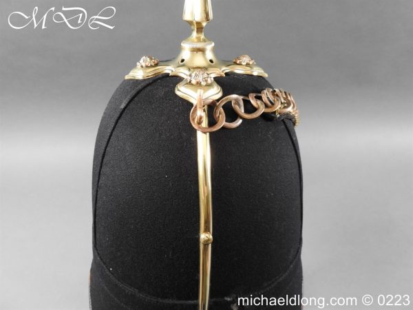 West Ridings Officer’s Blue Cloth Helmet - Image 7