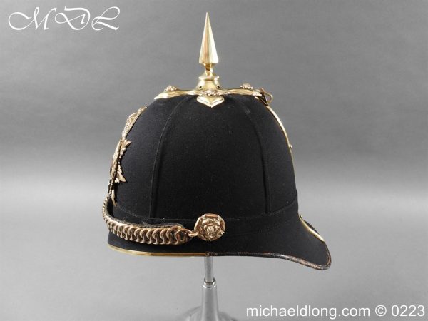 West Ridings Officer’s Blue Cloth Helmet - Image 6