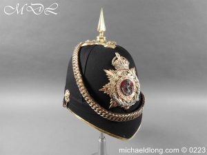 West Ridings Officer’s Blue Cloth Helmet