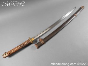 Japanese WW2 Officer’s Sword Early Blade