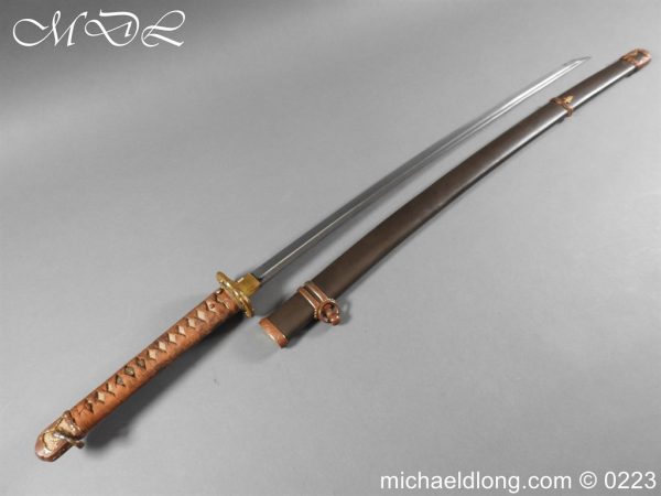 Japanese WW2 Officer’s Sword Early Blade - Image 23