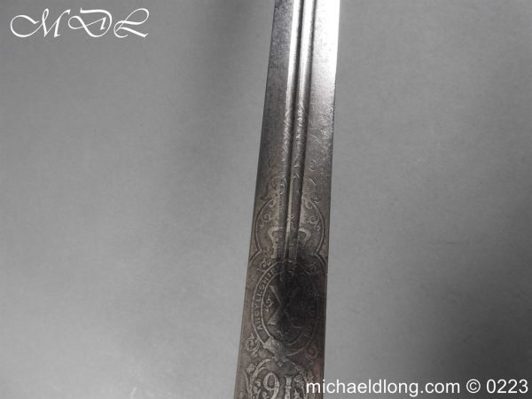Victorian 91st Regiment Broadsword by Wilkinson - Image 19