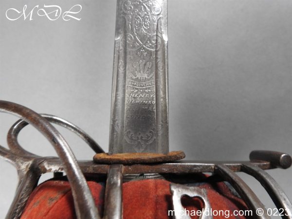 Victorian 91st Regiment Broadsword by Wilkinson - Image 15