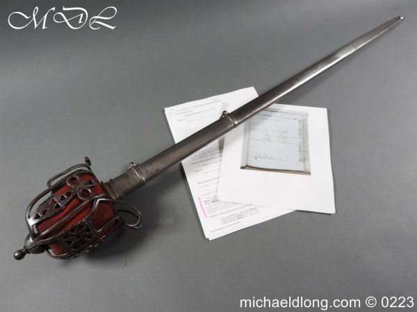 Victorian 91st Regiment Broadsword by Wilkinson