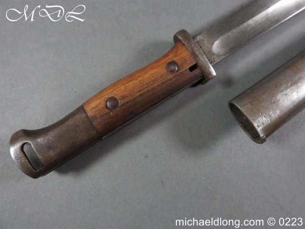 michaeldlong.com 3005826 600x450 German S84 / 98 Bayonet Dated 1920