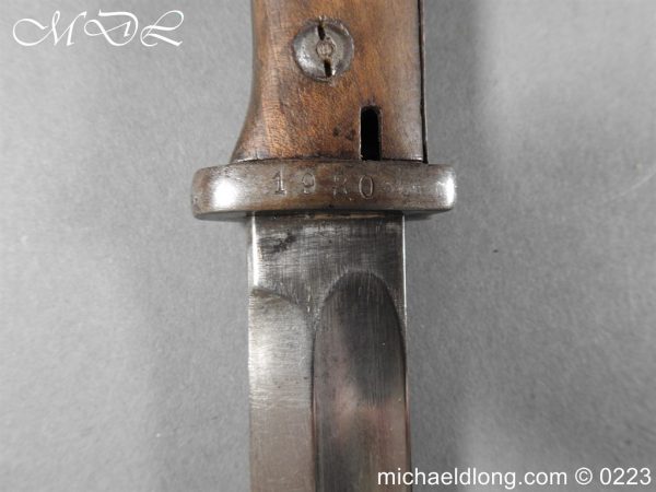 michaeldlong.com 3005834 600x450 German S84 / 98 Bayonet Dated 1920