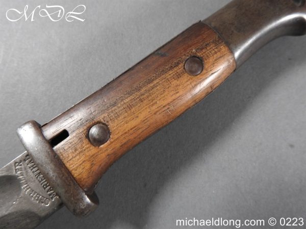 michaeldlong.com 3005837 600x450 German S84 / 98 Bayonet Dated 1920