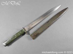 German Ersatz Bayonet and Scabbard