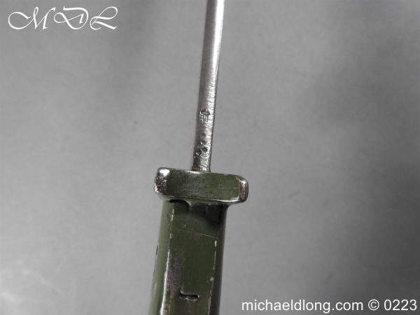 German Ersatz Bayonet and Scabbard - Image 11